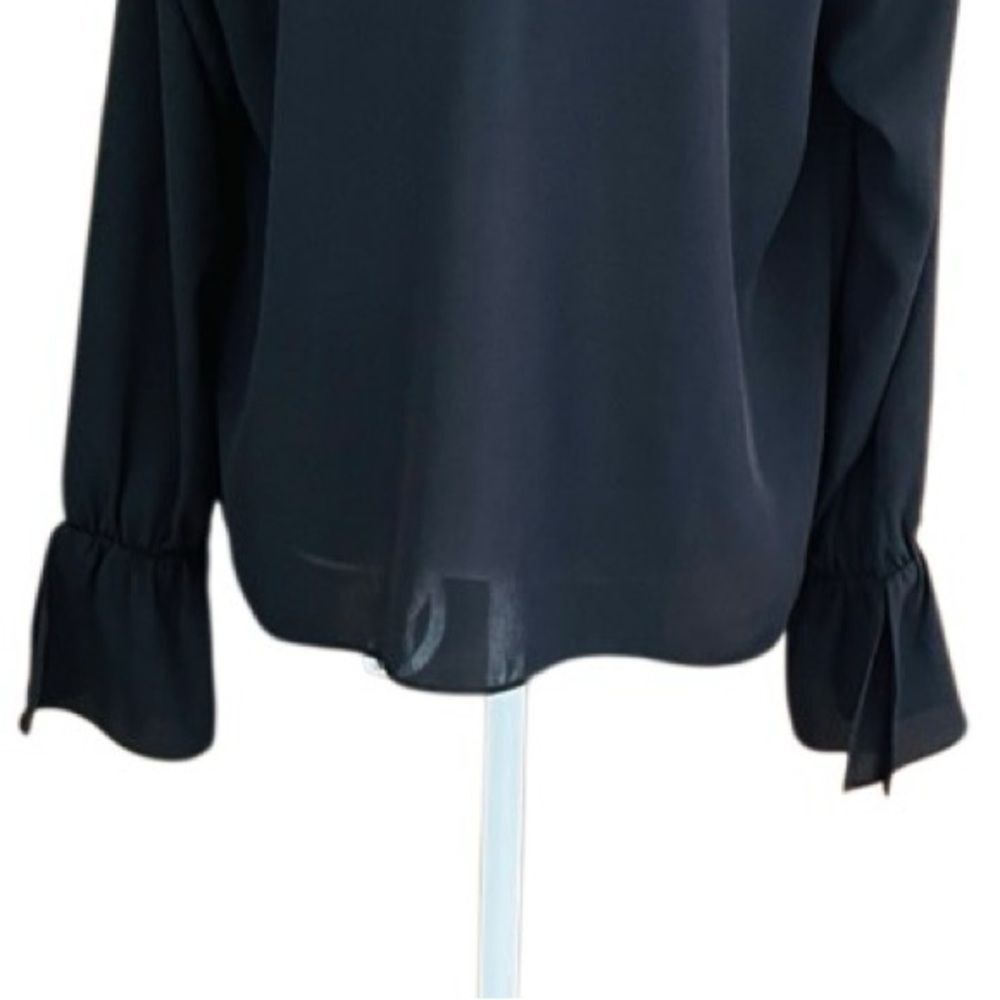 Revolve Three Eighty Two Black Long Ruffle Sleeve… - image 4